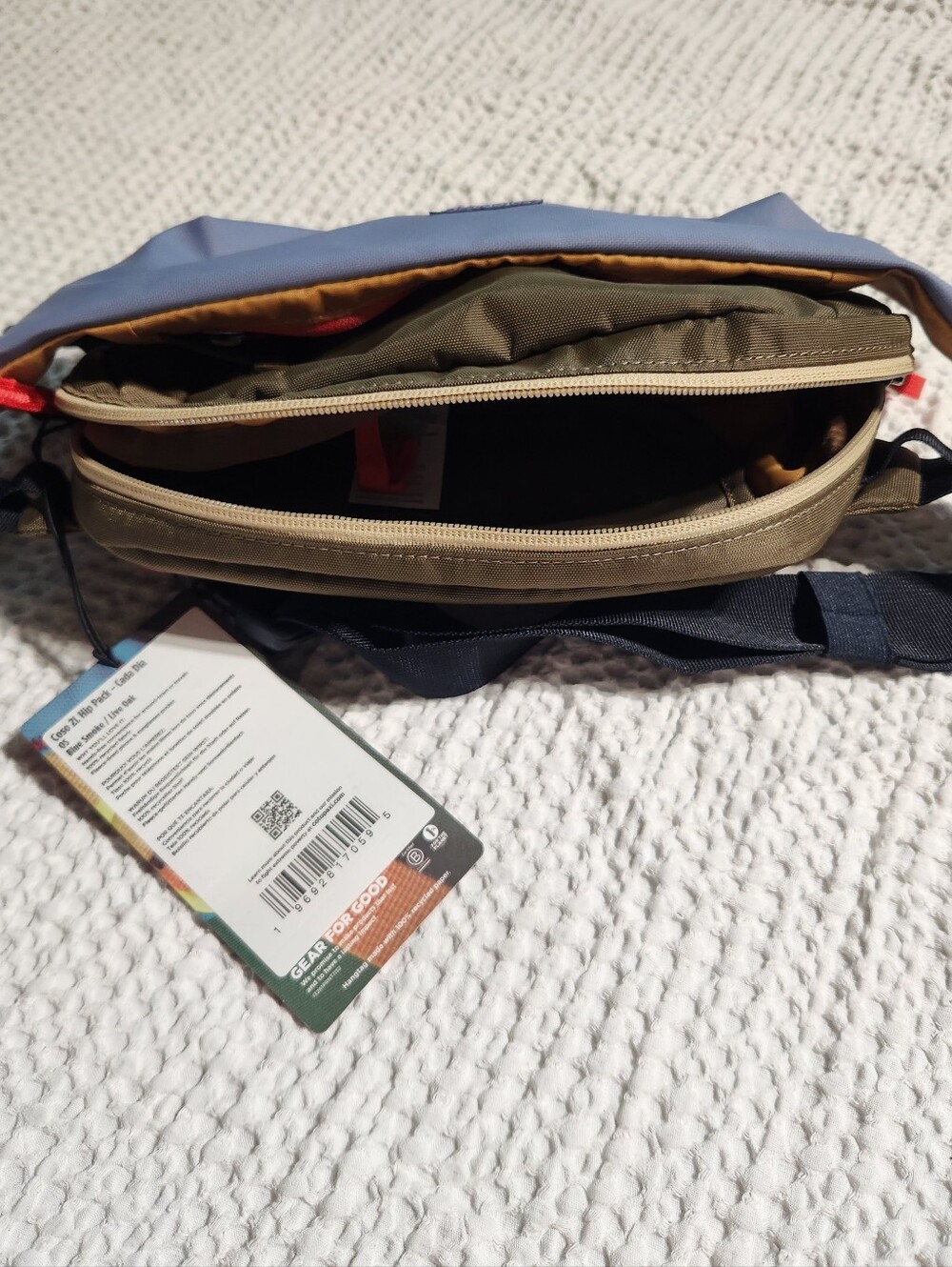 cotopaxi blue and tan belt bag - Picture 3 of 9